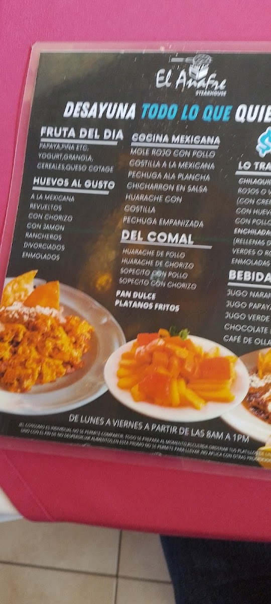 El Anafre Campanario Menu - Image 5